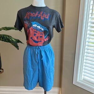 Vintage Bobbie Brooks Light Blue Cargo Shorts | Size 8